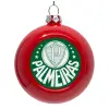 Red Christmas tree ornament bauble 8cm
