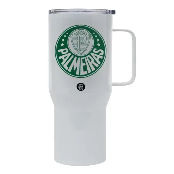 Palmeiras, Mega Stainless steel Tumbler with lid, double wall 750L
