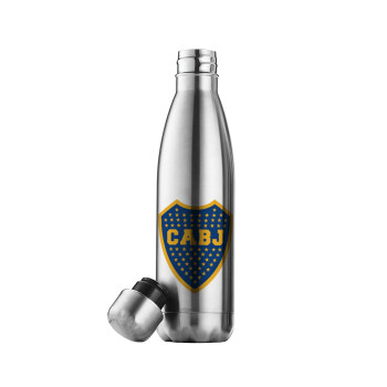 Club Atlético Boca Juniors, Μεταλλικό παγούρι θερμός Inox (Stainless steel), διπλού τοιχώματος, 500ml
