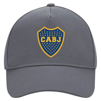 Club Atlético Boca Juniors, Καπέλο Ενηλίκων Ultimate Γκρι, (100% ΒΑΜΒΑΚΕΡΟ DRILL, ΕΝΗΛΙΚΩΝ, UNISEX, ONE SIZE)