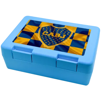 Club Atlético Boca Juniors, Children's cookie container LIGHT BLUE 185x128x65mm (BPA free plastic)