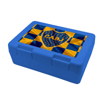 Club Atlético Boca Juniors, Children's cookie container BLUE 185x128x65mm (BPA free plastic)