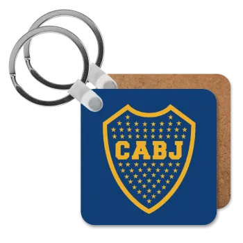 Club Atlético Boca Juniors, Μπρελόκ Ξύλινο τετράγωνο MDF