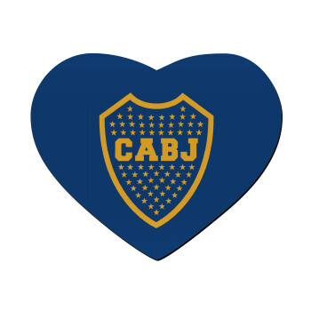 Club Atlético Boca Juniors, Mousepad heart 23x20cm