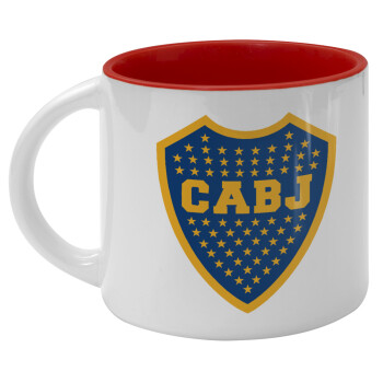 Club Atlético Boca Juniors, Κούπα κεραμική 400ml Λευκή/Κόκκινη