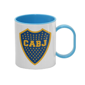 Club Atlético Boca Juniors, Κούπα (πλαστική) (BPA-FREE) Polymer Μπλε για παιδιά, 330ml