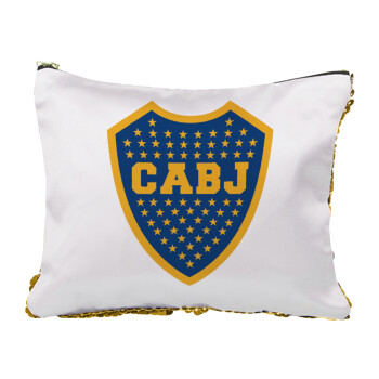 Club Atlético Boca Juniors, Τσαντάκι νεσεσέρ με πούλιες (Sequin) Χρυσό