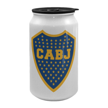 Club Atlético Boca Juniors, Κούπα ταξιδιού μεταλλική με καπάκι (tin-can) 500ml