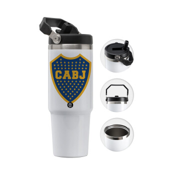Club Atlético Boca Juniors, Θερμός Ανοξείδωτο 30oz με χερούλι