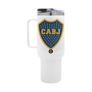 Club Atlético Boca Juniors, Mega Stainless steel Tumbler with lid, double wall 1,2L