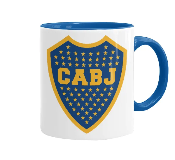 Club Atlético Boca Juniors — Κούπα χρωματιστή μπλε, κεραμική, 330ml
