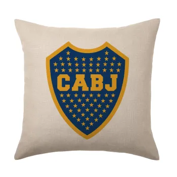 Club Atlético Boca Juniors, Μαξιλάρι καναπέ ΛΙΝΟ 40x40cm περιέχεται το  γέμισμα