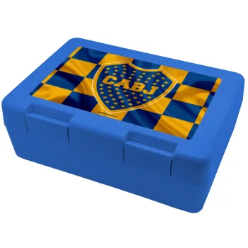 Club Atlético Boca Juniors, Children's cookie container BLUE 185x128x65mm (BPA free plastic)