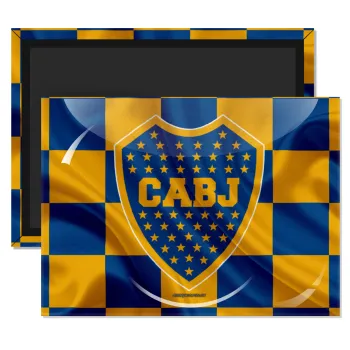 Club Atlético Boca Juniors, Ορθογώνιο μαγνητάκι ψυγείου διάστασης 9x6cm