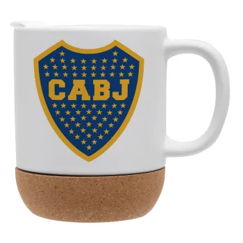 Club Atlético Boca Juniors, Ceramic coffee mug Cork (MAT), 330ml