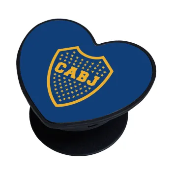 Club Atlético Boca Juniors, Phone Holders Stand  καρδιά Μαύρο Βάση Στήριξης Κινητού στο Χέρι