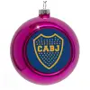 Purple Christmas tree ornament bauble 8cm