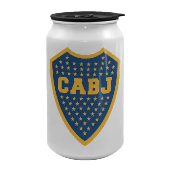 Club Atlético Boca Juniors, Κούπα ταξιδιού μεταλλική με καπάκι (tin-can) 500ml