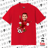 ΚΟΚΚΙΝΟ Κλασικό T-Shirt, διπλής ραφής, χωρίς πλευρικές ραφές από 100% βαμβάκι. Vegan & OEKO-TEX πιστοποιημένο.