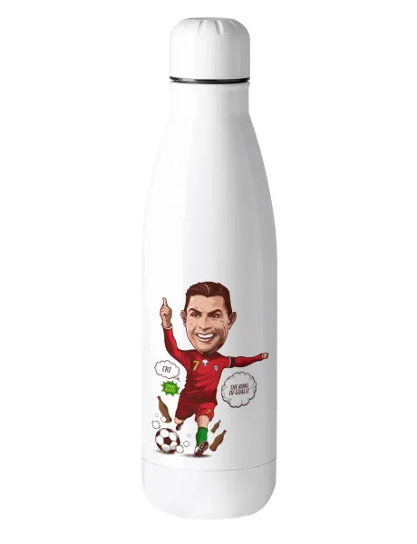 Cristiano Ronaldo — Metal mug thermos (Stainless steel), 500ml