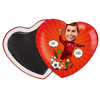 Cristiano Ronaldo, Μαγνητάκι καρδιά (57x52mm)