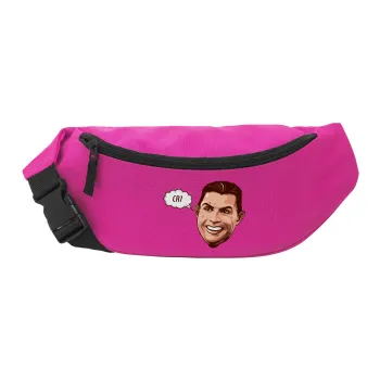 Cristiano Ronaldo, Unisex waist bag (banana) in PINK color with 2 pockets