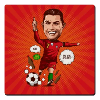 Cristiano Ronaldo, Τετράγωνο μαγνητάκι ξύλινο 6x6cm