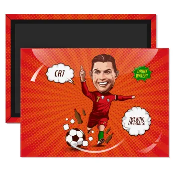 Cristiano Ronaldo, Ορθογώνιο μαγνητάκι ψυγείου διάστασης 9x6cm