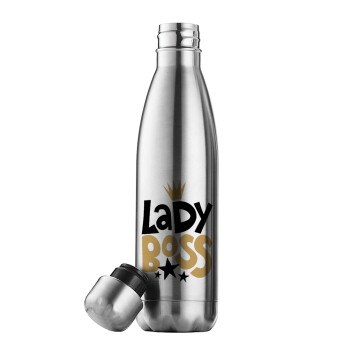 Lady Boss, Inox (Stainless steel) double-walled metal mug, 500ml