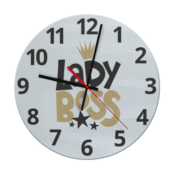 Lady Boss, Ρολόι τοίχου γυάλινο (30cm)