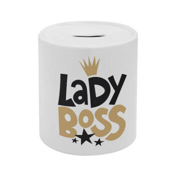 Lady Boss, Κουμπαράς πορσελάνης με τάπα