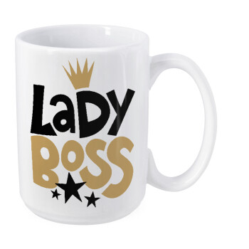 Lady Boss, Κούπα Mega, κεραμική, 450ml