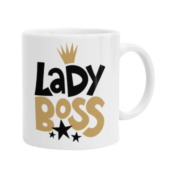 Lady Boss, Κούπα, κεραμική, 330ml (1 τεμάχιο)
