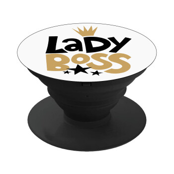 Lady Boss, Phone Holders Stand  Black Hand-held Mobile Phone Holder