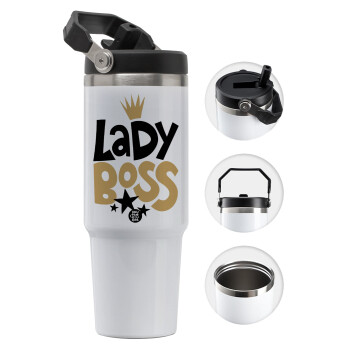 Lady Boss, Θερμός Ανοξείδωτο 30oz με χερούλι