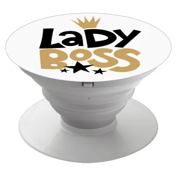 Lady Boss, Phone Holders Stand  Λευκό Βάση Στήριξης Κινητού στο Χέρι