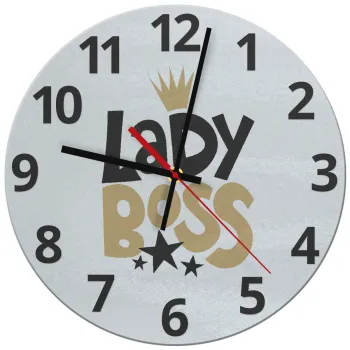 Lady Boss, Ρολόι τοίχου γυάλινο (30cm)