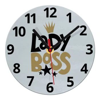 Lady Boss, Ρολόι τοίχου γυάλινο (20cm)