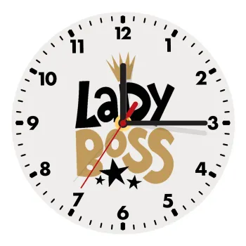 Lady Boss, Ρολόι τοίχου ξύλινο (20cm)