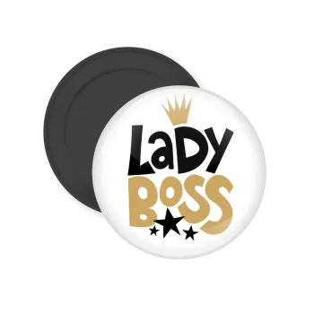 Lady Boss, Μαγνητάκι ψυγείου στρογγυλό διάστασης 5cm