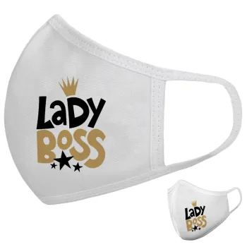 Lady Boss, Μάσκα υφασμάτινη υψηλής άνεσης παιδική (Δώρο πλαστική θήκη)