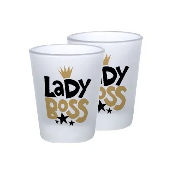 Lady Boss, Σφηνοπότηρα γυάλινα 45ml του πάγου (2 τεμάχια)