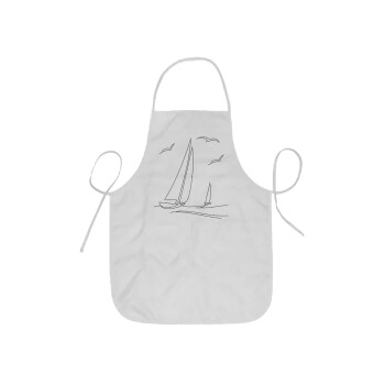 Sailing, Ποδιά Σεφ ολόσωμη κοντή  Παιδική (44x62cm)