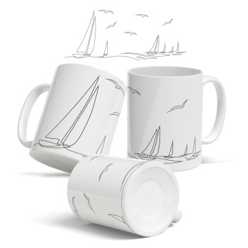 Ιστιοπλοΐα Sailing, Κούπα, κεραμική, 330ml