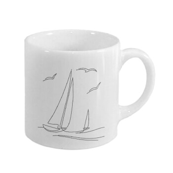 Ιστιοπλοΐα Sailing, Κουπάκι κεραμικό, για espresso 150ml