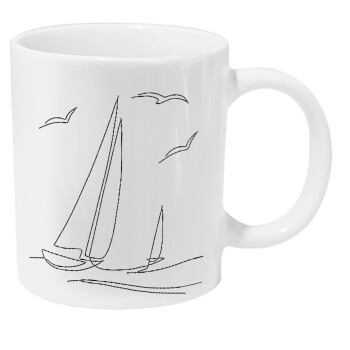 Ιστιοπλοΐα Sailing, Κούπα Giga, κεραμική, 590ml