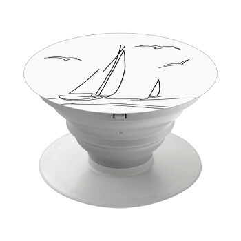 Sailing, Phone Holders Stand  White Hand-held Mobile Phone Holder