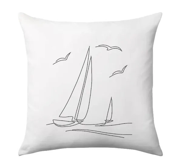 Ιστιοπλοΐα Sailing — Μαξιλάρι καναπέ 40x40cm περιέχεται το  γέμισμα
