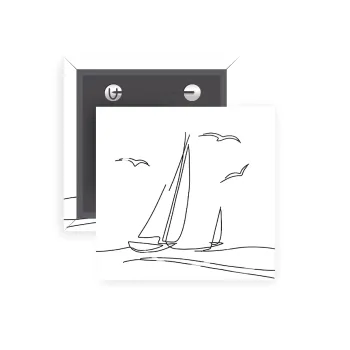Ιστιοπλοΐα Sailing, Κονκάρδα παραμάνα τετράγωνη 5x5cm