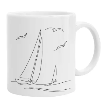 Ιστιοπλοΐα Sailing, Κούπα, κεραμική, 330ml